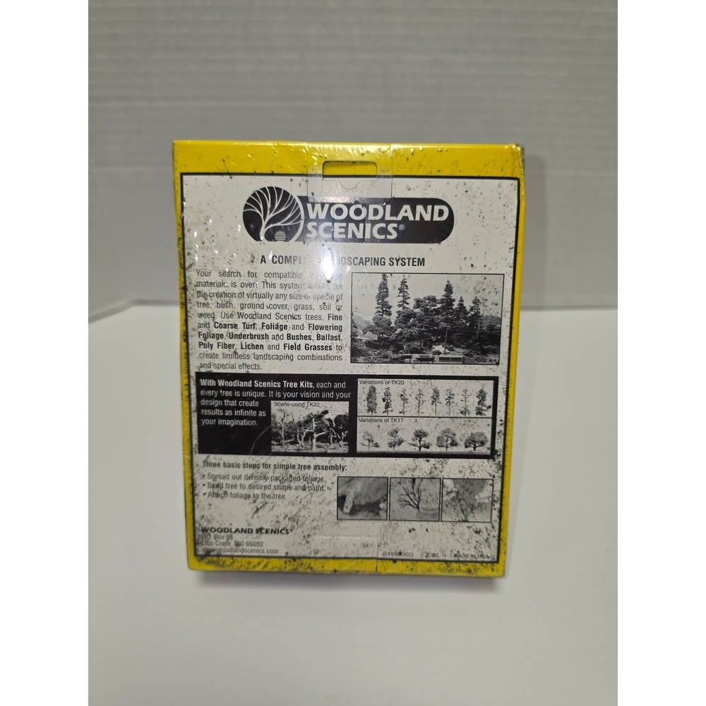 Woodland Scenics #TK20 Small Tree Kit for Columnar Pine trees NOS New - Picture 2 of 2